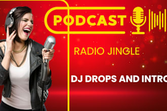 produce viral jingle intro, outro,dj drop, audio logo for your radio, tv,podcast