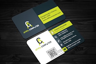 make a double sided business card for your digital business