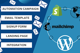 completely setup mailchimp automation email campaign