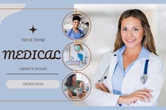 design wix medical doctor website clinic dental website, healthcare wix website