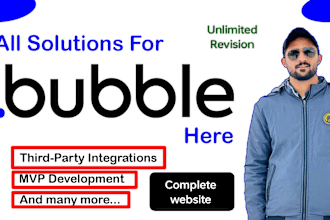 make bubble website with fully functional bubble io website