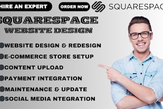 custom topnotch squarespace website design and squarespace redesign