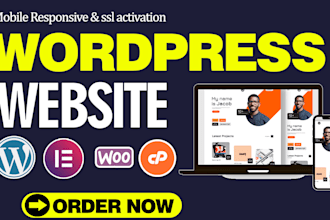 design or redesign edit wordpress web with elementor pro and set your web SSL