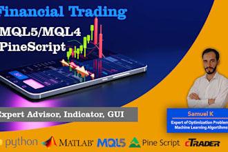 write mql5, mql4 and python expert advisor, trading panels
