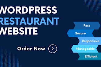 wordpress restaurant website app with online food delivery