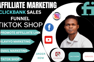 build clickbank affiliate tiktok shop shopify affiliate  link promotion