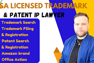 be US, canada licensed trademark registration attorney, office action, sou, noa