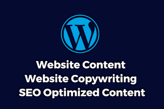 do website content writing, copywriting, and SEO website content