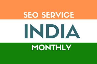 do monthly SEO services to rank on google in india