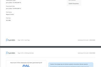 remove ai from report