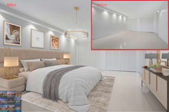 edit, declutter, and virtual stage real estate images