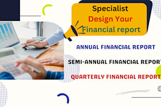 design your corporate annual financial report