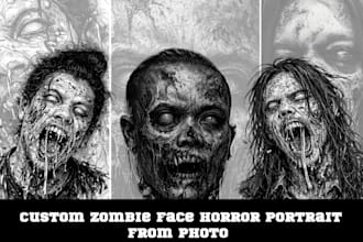 draw handdrawn deathmetal and blackmetal artwork