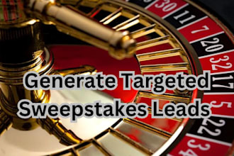 generate USA targeted sweepstakes leads,  quality lead generation, giveaway