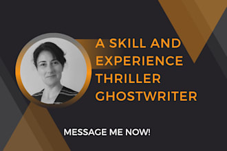 ghostwrite, rewrite your gripping thriller stories, novels