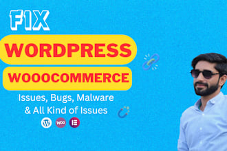 fix website issues, wordpress malware, bugs fixes and security