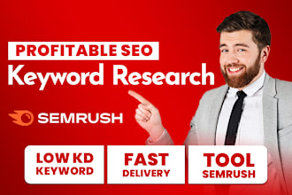 do profitable seo keyword research using semrush