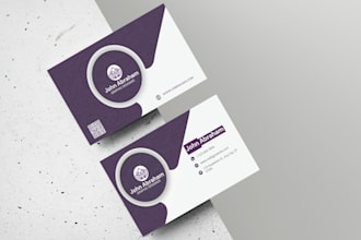 design business card, visiting card, and name card with 3 concepts
