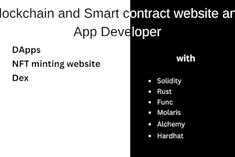 develop your web3 application with my team
