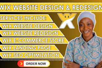 create wix website design website redesign and develop wix online store