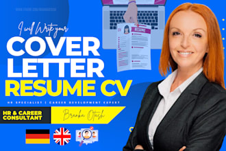 write your german or english CV, resume, lebenslauf