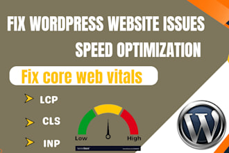 fix wordpress stability, core web vitals and speed optimization issue
