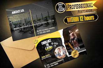 do promotional business postcard, professional eddm direct mail,posters,flyers