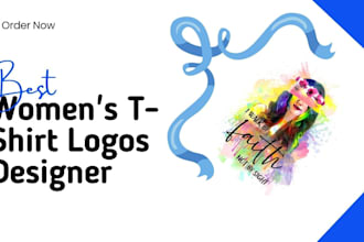 create stunning sports womens tshirt logo with watercolor art