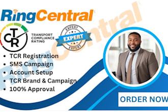 setup ringcentral SMS ringcentral IVR tcr compliance