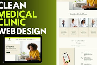 design medical, healthcare, clinic, doctor, dental website on wix, wordpress