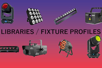 create profiles for your dmx lighting fixtures