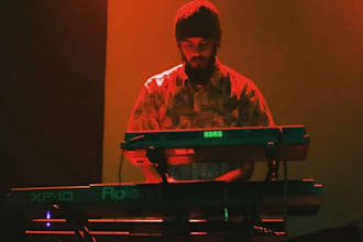 record the piano, keys, organ or synthesizer parts for your song, many styles