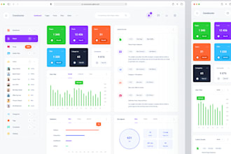 build responsive admin dashboard using react js, sass and material ui