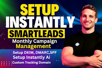 setup instantly ai, smartlead for cold email outreach