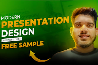design modern presentation, powerpoint template