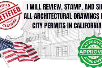 do architectural stamp california stamp floor plan seal california permit