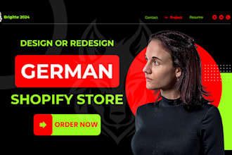 create german shopify store redesign german shopify store german shopify website