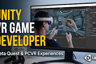 develop custom VR games, VR apps, and prototypes in unity