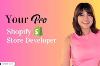 build professional ecommerce shopify store and dropshipping shopify website