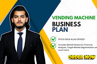 create a vending machine business plan