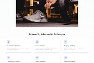 create a professional django website with modern features