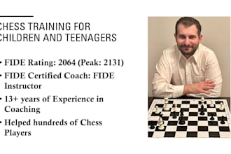 coach children and teenagers in chess
