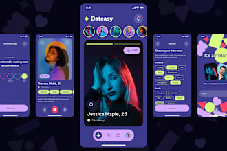 develop dating app, tinder clone, social chat app, live streaming app, chat app