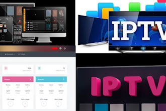 do iptv setup and manage whole iptv service