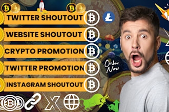 promote shoutout website share link to 150m twitter,ig,yt,app,etsy, crypto user