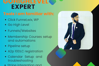 be your gohighlevel funnel expert gohighlevel landing page gohighlevel expert