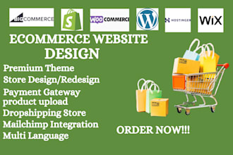 do hostinger bluehost godaddy ecommerce website, shopify, wix ecommerce website