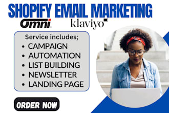 setup shopify klaviyo yotpo omnisend privy mailchimp email marketing campaign ap