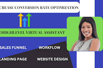 gohighlevel VA ghl website workflow automation sales funnel a2p 10dlc on twilio