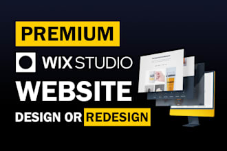 do wix studio website design, redesign, and development